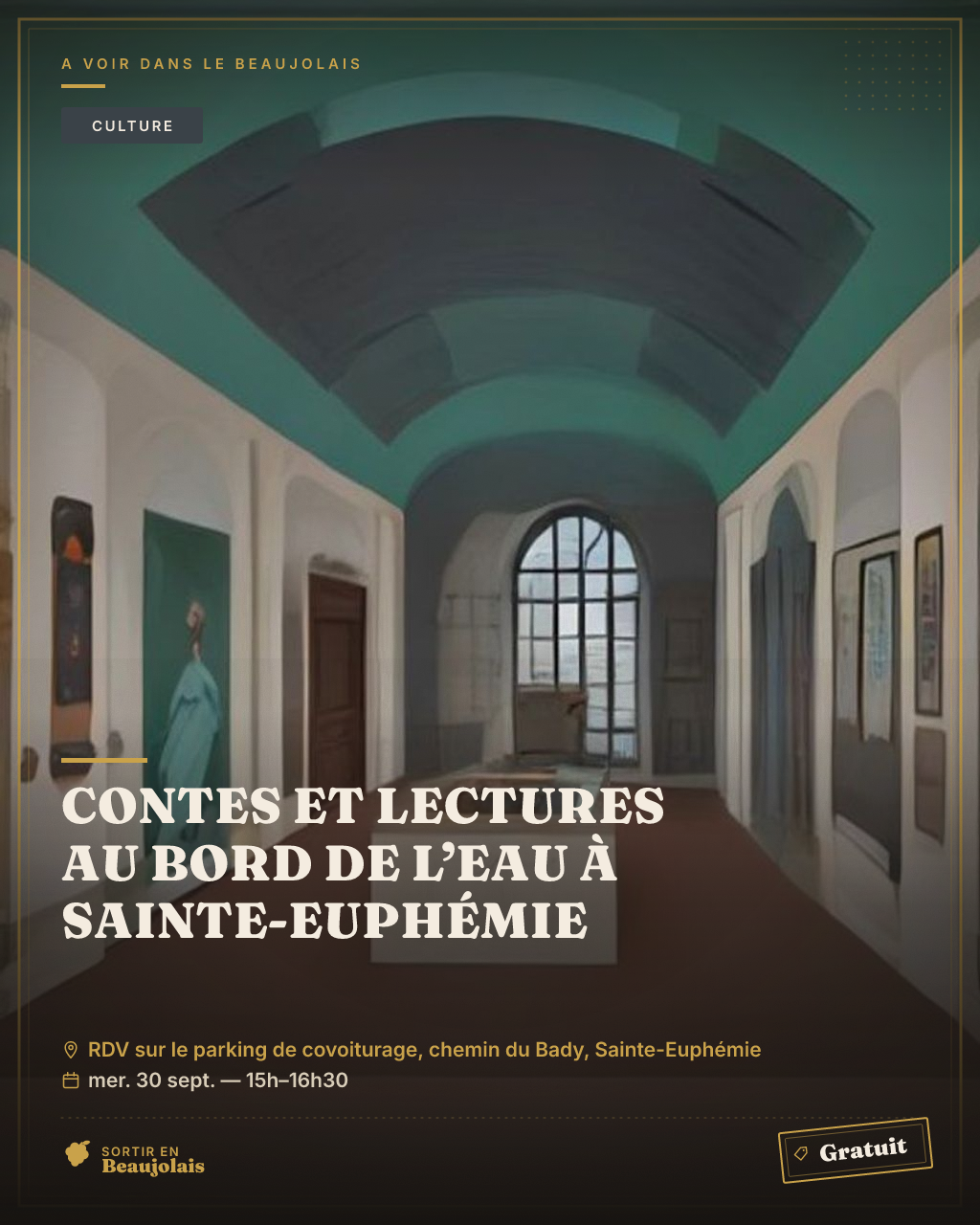 Contes et lectures au bord de l’eau à Sainte-Euphémie