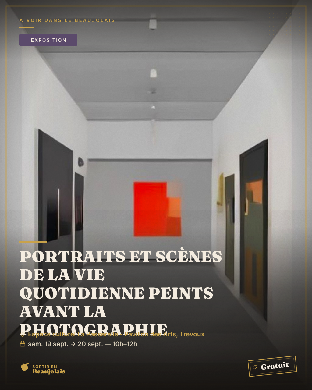 Portraits et scènes de la vie quotidienne peints avant la photographie