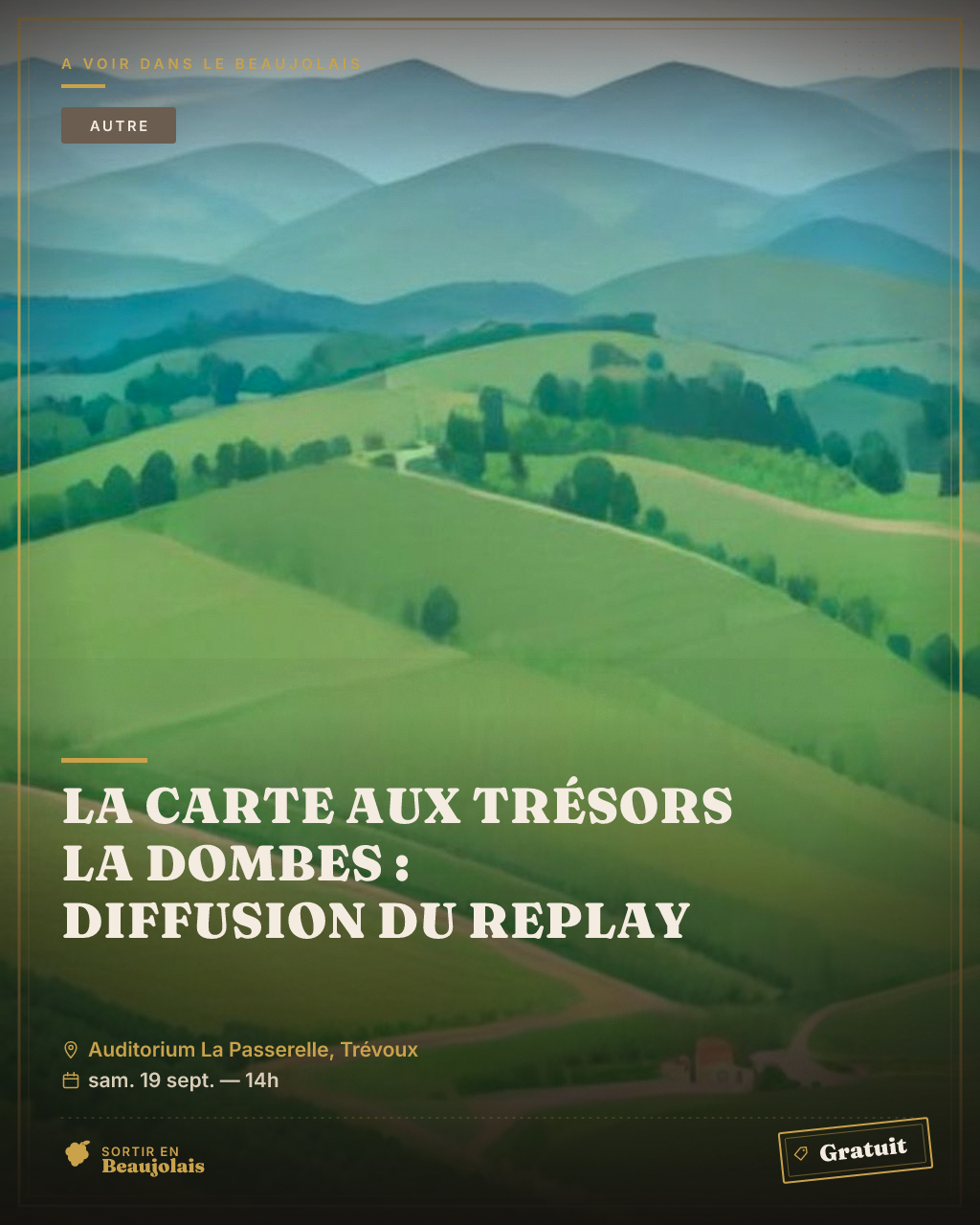 La Carte aux Trésors La Dombes : diffusion du replay