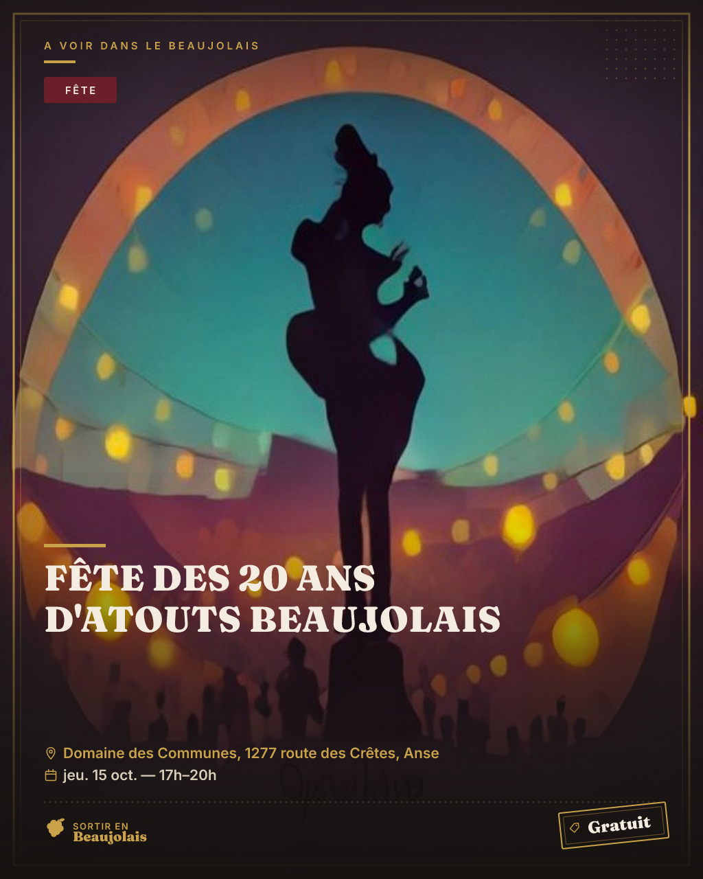 Fête des 20 ans d'Atouts Beaujolais