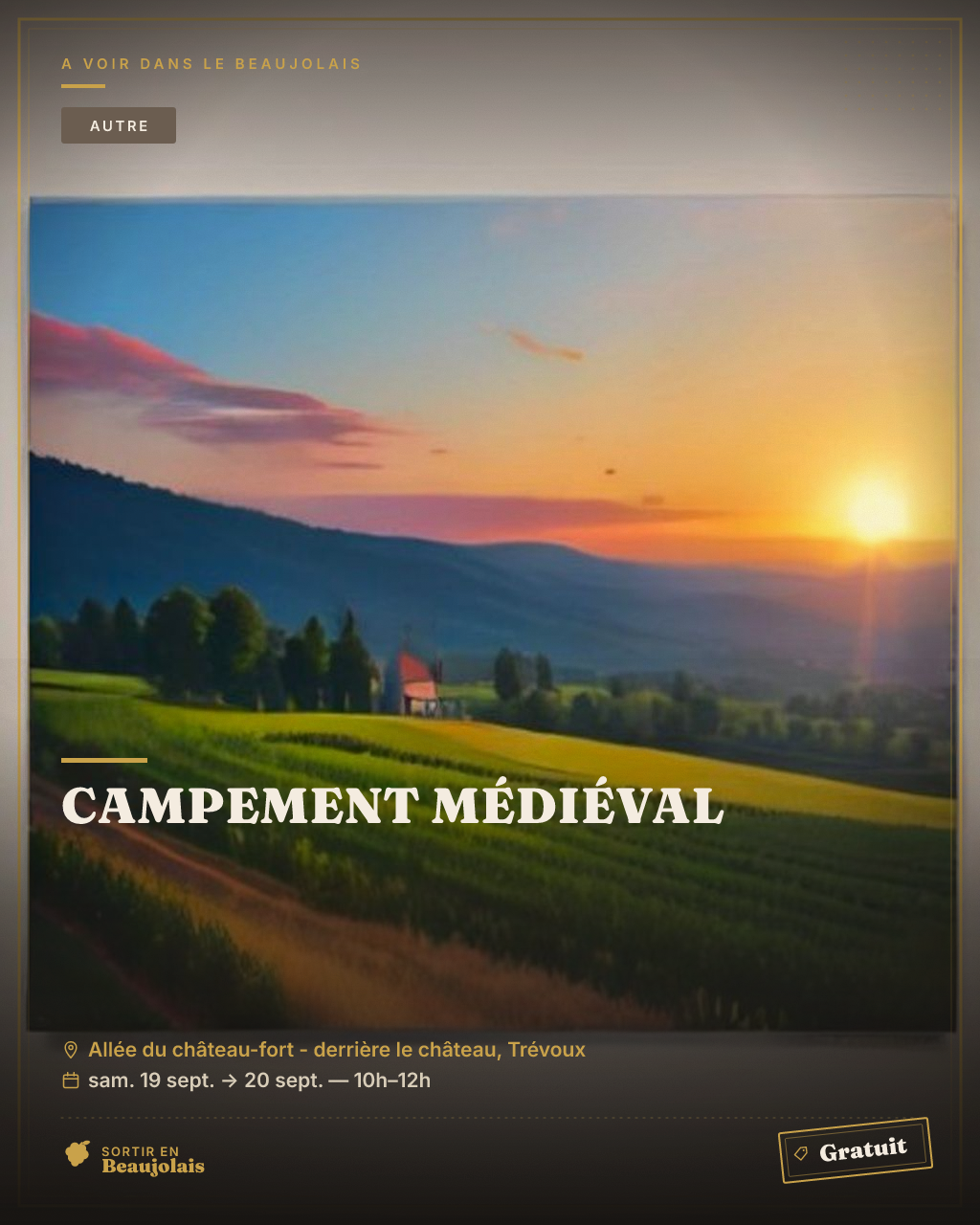 Campement médiéval