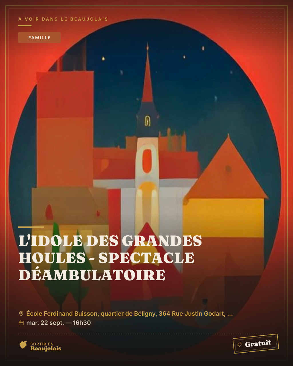 L'Idole des grandes houles - spectacle déambulatoire