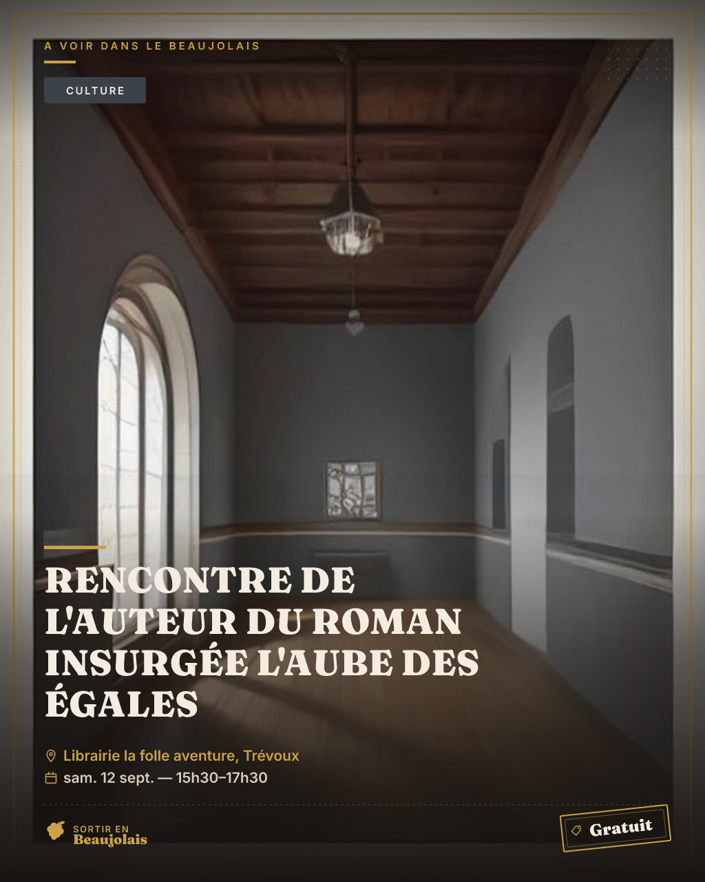 Rencontre de l'auteur du roman Insurgée l'aube des égales